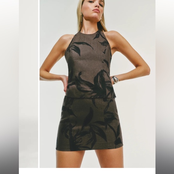 Reformation Avielle Linen Two Piece - Picture 2 of 8